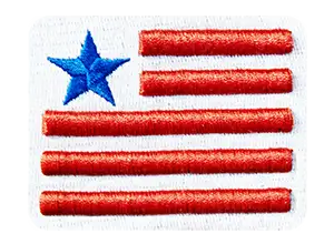 Stitch America flag