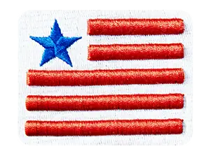 Stitch America flag