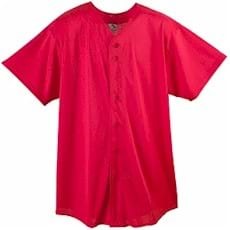 Augusta Mesh Button Front Baseball Shirt