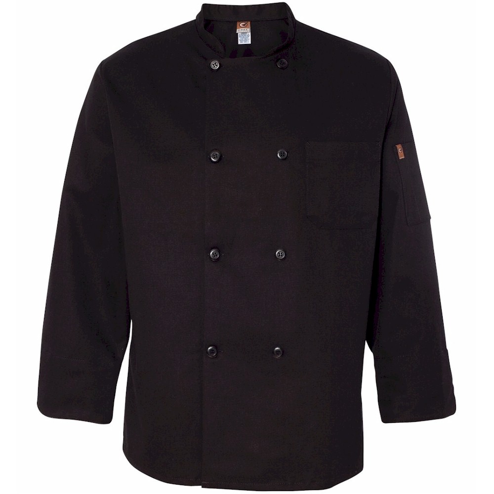 Chef Designs | Chef Designs Black Traditional Chef Coat