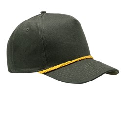 C256 5 Panel Twill SnapBack Golf 7mm Rope Cap