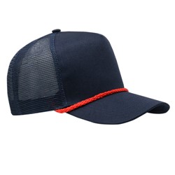 Cobra Cap 5 panel Cotton Twill 7 mm Rope Trucker