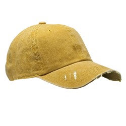 CobraCap Distressed Pigment Heavy Cotton Twill Cap