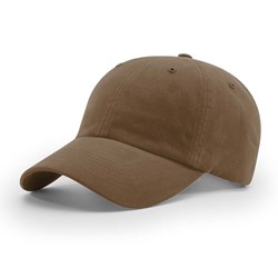 RICHARDSON GARMENT WASHED CAP- Leatherette