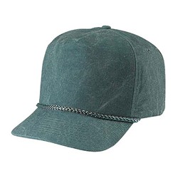 Cobra Cap 5 Panel Stone Wash Canvas Golf Cap