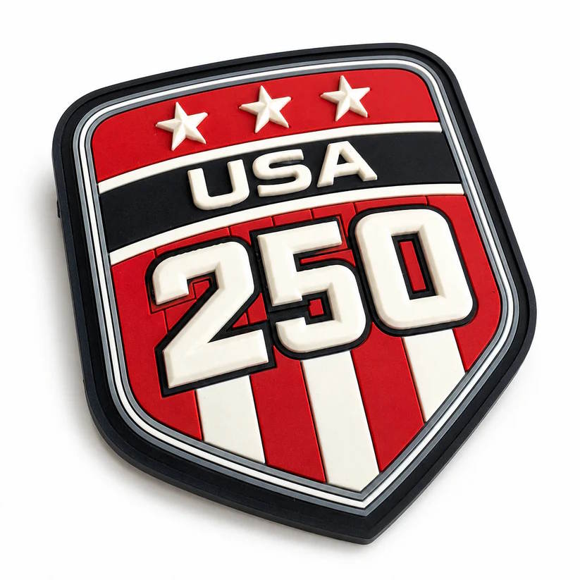 USA250 PVC Patch Closeup