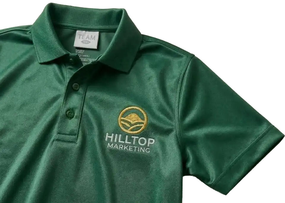 $12 Polos custom embroidered