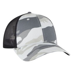 OTTO CAP | Camo Low Profile Mesh Back Trucker Hat