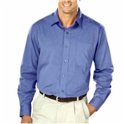 Blue Generation Heathered Crossweave Shirt