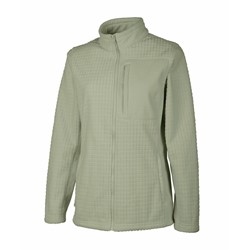 Charles River Ladies Terrain Texture Fleece Jacket