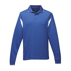 Tri-Mountain L/S Action Waffle Knit Polo