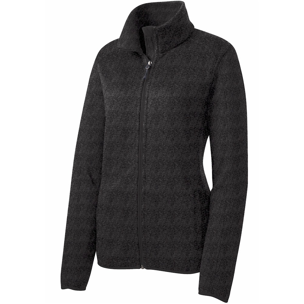 Port Authority® Ladies Sweater Fleece Jacket –
