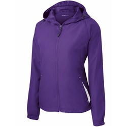 Sport-Tek LADIES' Colorblock Hooded Jacket