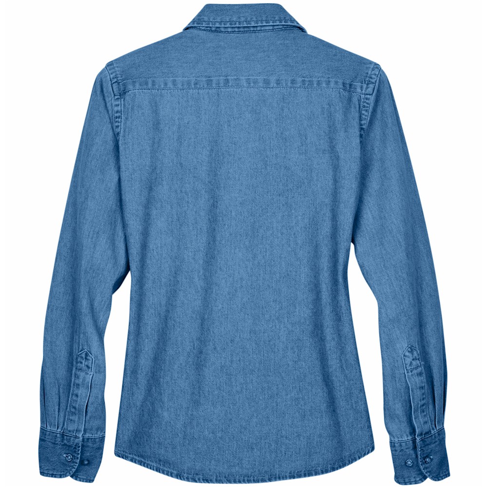 Harriton Ladies' L/S Denim Shirt