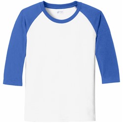 Port & Company YOUTH 3/4 Sleeve Raglan T-Shirt