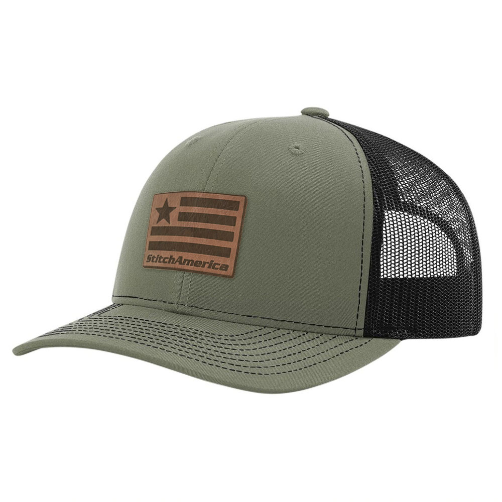 Richardson 112 Trucker Hat Cap, Snap-On Logo Embroidered.