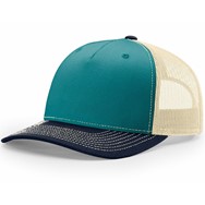 Richardson 5 PANEL TRUCKER with Leatherette Patch