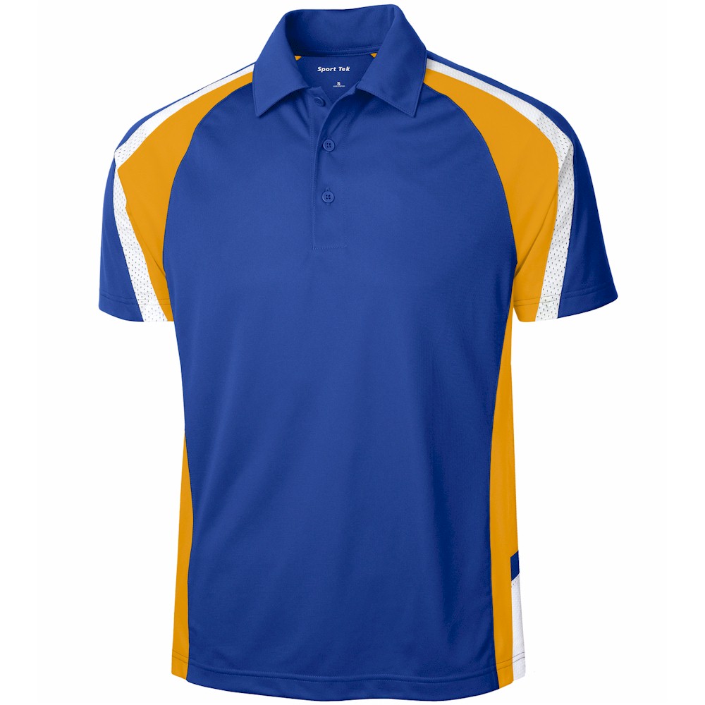 Sport-Tek Tricolor Micropique Sport-Wick Polo. ST654