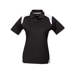 ladies black golf shirt