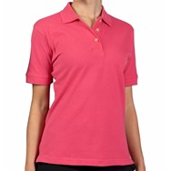 BG Ladies S/S 100% Egyptian Cotton Pique Polo