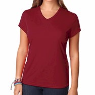 BLUE GENERATION LADIES' Moisture Wicking V-Neck