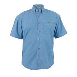 Blue Pointe Short Sleeve Denim Shirt