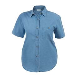 Blue Pointe | Blue Pointe Ladies S/S Denim Shirt