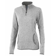 Charles River LADIES' Heathered Fleece Pullover