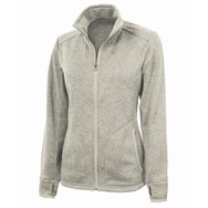 Charles River LADIES' Heathered Fleece Jacket