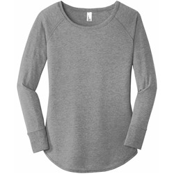 DISTRICT | District Ladies Perfect Tri Long Sleeve Tunic Tee