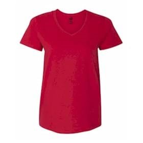 Hanes LADIES' Tagless V-Neck T-Shirt