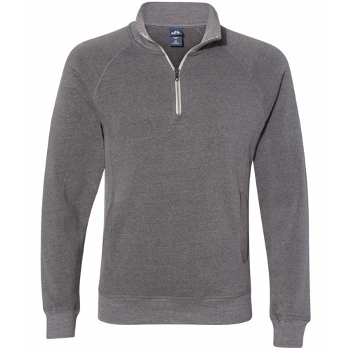 J America Triblend  1/4 Zip Pullover Sweatshirt