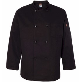 Chef Designs Black Traditional Chef Coat