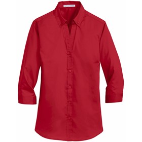 Port Authority LADIES' 3/4-Sleeve Twill Shirt