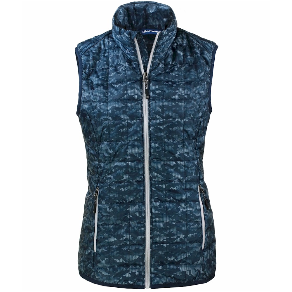 Cutter & Buck | C&B Rainier Womens Eco Insulated Print Puffer Vest