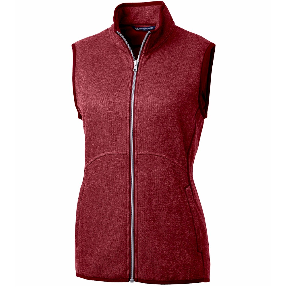 Cutter & Buck | C&B Mainsail Sweater Knit Womens Full Zip Vest