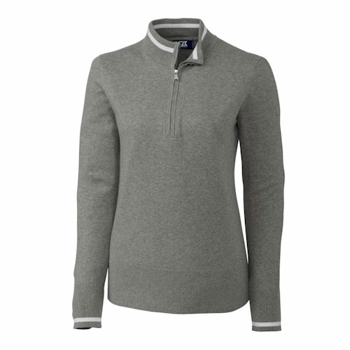 Cutter & Buck LADIES' Lakemont Tipped Sweater
