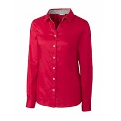 Clique by Cutter Buck | CLIQUE LADIES' Bergen Stain Resistant Twill Shirt