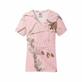 Russell Outdoors Realtree Ladies 100% Cotton V-Neck T-Shirt, Product