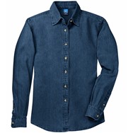 L/S P&C Ladies Value Denim Shirt