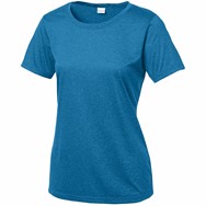 Sport-Tek LADIES' Heather Contender Scoop Neck Tee