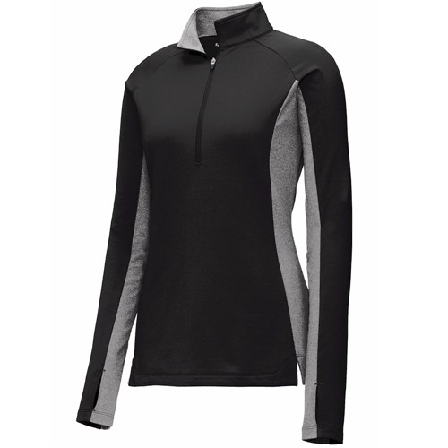 Sport-Tek® Ladies Contrast 1/2-Zip Pullover