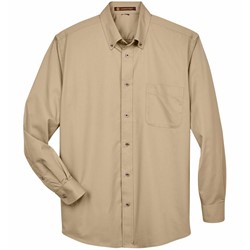 Harriton | TALL L/S Easy Blend Twill Shirt 