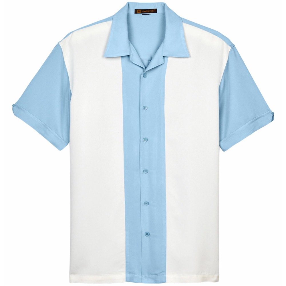 Harriton | Harriton Two-Tone Bahama Cord Camp Shirt