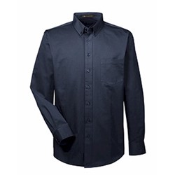 Harriton | Tall 100% Cotton LS Twill Shirt w Teflon 