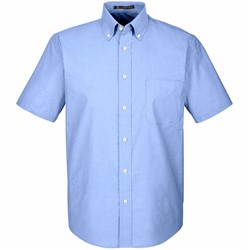 Harriton | Short-Sleeve Oxford with Stain Release