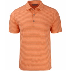 Cutter & Buck | C&B Forge Eco Heather Stripe Stretch Recycled Polo 