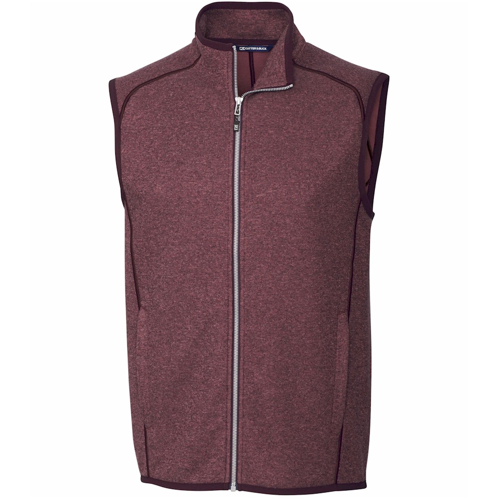 Cutter & Buck | Mainsail Sweater-Knit Full Zip Vest 