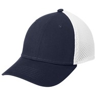 New Era Youth Stretch Mesh Cap- Leatherette