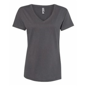 Next Level Ladies Fine Jersey Relaxed V T-Shirt